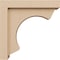 Ekena Millwork 3"W x 12"D x 12"H Thin Emerson Rough Cedar Woodgrain TimberThane Corbel, Primed Tan CORUR03X12X12EMRRCPR - alternate 2
